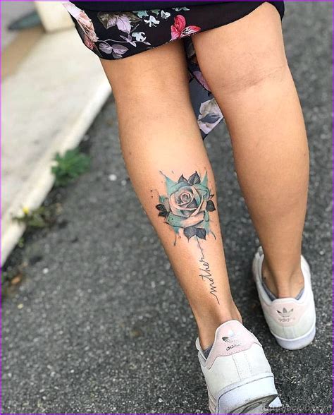 tattoo para mujer en la pierna|Tatuajes en las piernas de Mujeres ️ 50 Ideas que。